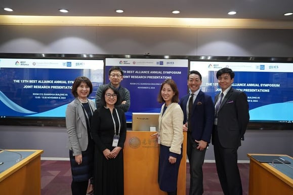 Hitotsubashi ICS Representatives at BEST Symposium 2024-min